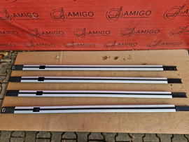 Rear rails for seats single Volkswagen VW T5 Multivan Caravelle SWB set