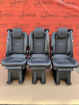 Fotel Transit Custom ACTIVE kanapa 3x pojedynczy tylny fotel kanapa