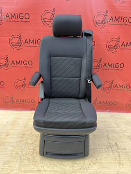 Seat single VW T5.1 Multivan Caravelle Cheyenne rear t5 t6 not swivel