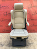 VW T5 Multivan Sitz Einzelsitz Drehsitz Kindersitze Leder Dessert beige T6