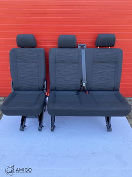 Kanapa VW T6.1 Caravelle Circuit fotel dwuosobowy+pojedynczy