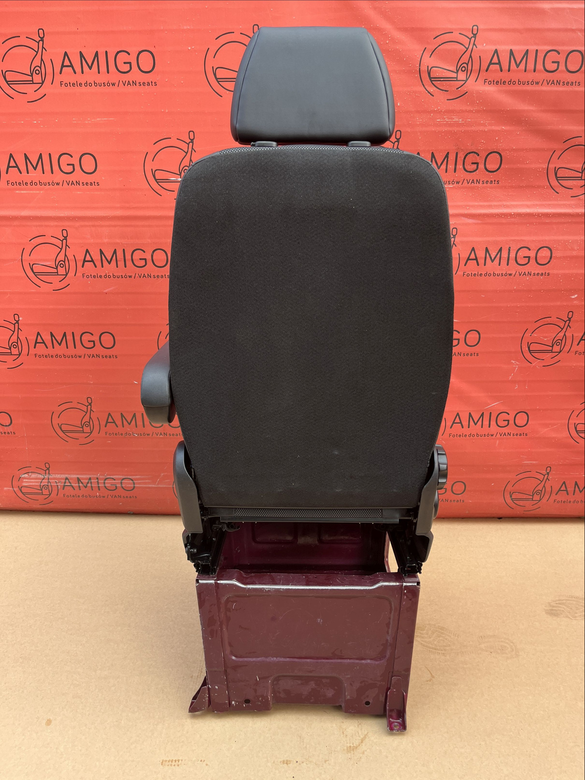 Seat Mercedes Sprinter W906 VW Crafter I EU passenger | UK driver adjustments armrest leatherette