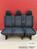 Kanapa dwuosobowa tylna + koziołek UK Mercedes Vito V W447