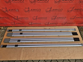 Rear rails for seats double Volkswagen VW T5 Multivan Caravelle SWB set