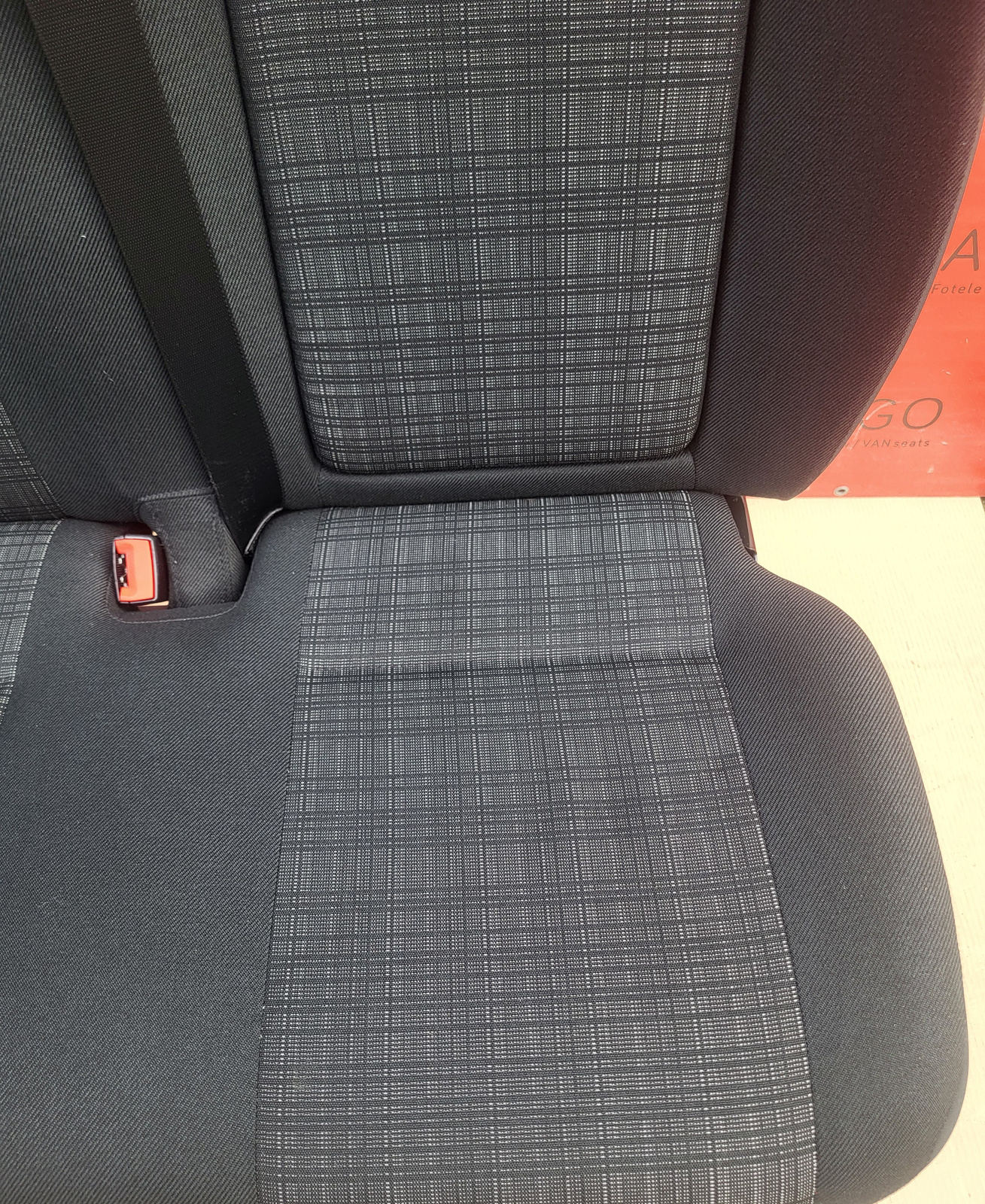 Seat Mercedes Sprinter W907 W910 Bench front double Tunja fabric LHD swivel