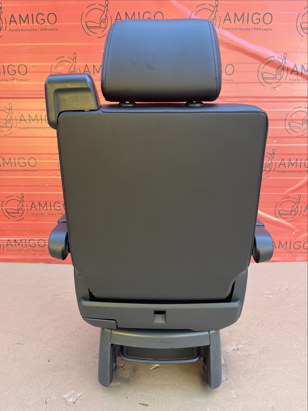 VW T6 Drehsitz Multivan Sitz Hinten Einzelsitz Leder Schwarz titan ISOFIX T5