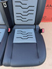 Fotel pasażera kanapa dwuosobowa Transit Custom SPORT skóra ECKO