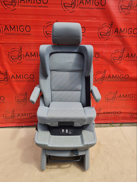 Sitz VW T5.1 T5 Multivan Caravelle Cheyenne grau schwenkbar hinten für Kind