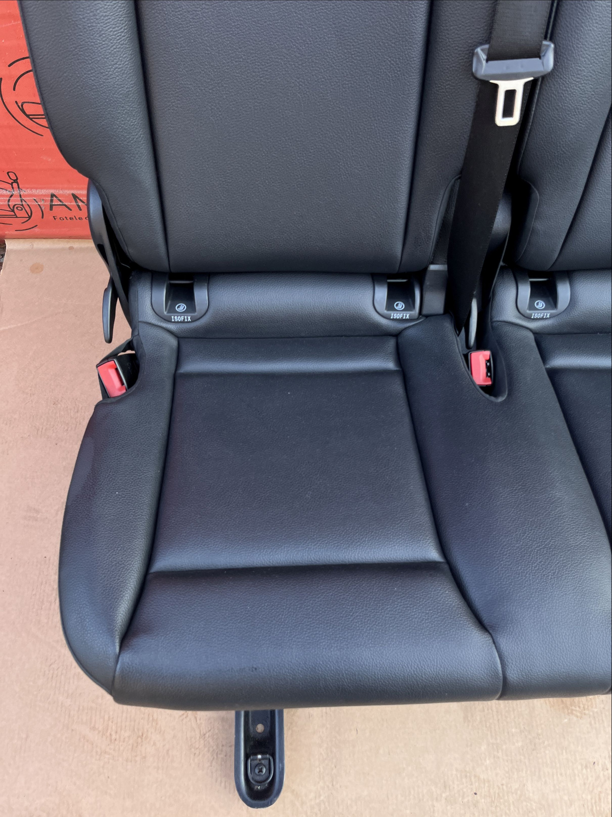 Kanapa dwuosobowa tylna + koziołek UK Mercedes Vito V W447