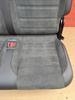 Seat rear bench double VW Caddy MAXI third row Alcantara Black