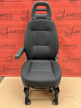 Seat Fiat Ducato 2022-25 Boxer Jumper Relay Proace max UK passenger | EU driver seat armrest adjustments heated CREPE