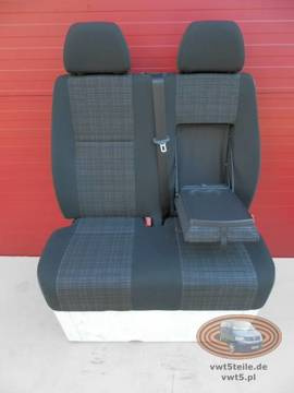 Sprinter W906 2014-2019 MB Beifahrerbank Doppelsitzbank TUNJA Schwarz