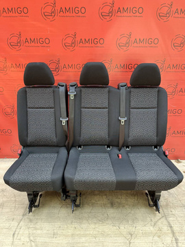 Kanapa dwuosobowa tylna + koziołek Caluma Mercedes Vito V W447