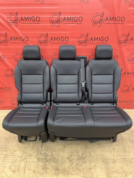 Kanapa trzyosobowa fotel 2+1 skóra Traveller ProAce Verso SpaceTourer Expert Vivaro Zafira Life