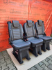 Ford Transit Custom Tourneo 3x siedzenie pojedyncze siedzenia skóra Salerno