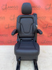 Mercedes V-Klasse W447 Schwarz Lugano Leather Einzelsitz Hinten