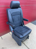 VW T6 Drehsitz Multivan Sitz Hinten Einzelsitz Schwarz Leder Alcantara ISOFIX T5