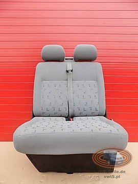 VW T5 Sitzbank Sitz Beifahrersitz 2er Doppelbank 2003-2009 LLL